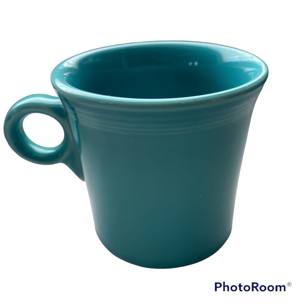 Fiestaware Fiesta Mug Turquoise 10 Oz. Tom & Jerry Ring Handle Coffee Post 86